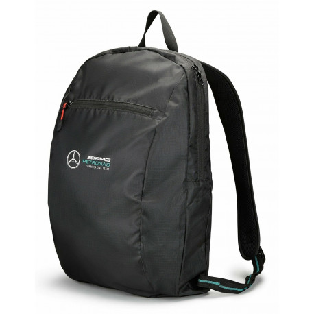 Tašky, peněženky Mercedes Benz AMG Petronas F1 skládací batoh, černá | race-shop.cz