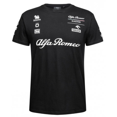Trička Pánské triko ALFA ROMEO essential (černé) | race-shop.cz
