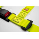 Bezpečnostní pásy a příslušenství ECE 4 bodové sportovní bezpečnostní pásy RACES Classic 2" (50mm), neon | race-shop.cz