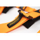 Bezpečnostní pásy a příslušenství 5 bodové sportovní bezpečnostní pásy RACES Motorsport 3" (76mm), oranžová | race-shop.cz