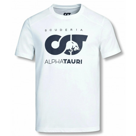 Trička AlphaTauri mens tričko bílá | race-shop.cz