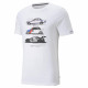 Trička BMW Motorsport Graphic M tričko bílá | race-shop.cz