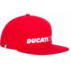 Ducati Racing flat kšiltovka, červená