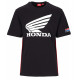 Trička HRC Honda Wing tričko, černá | race-shop.cz