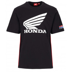 Tričko HRC Honda Wing, černá