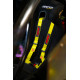 Bezpečnostní pásy a příslušenství ECE 4 bodové sportovní bezpečnostní pásy RACES Classic 2" (50mm), neon | race-shop.cz