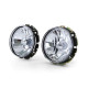 Osvětlení Přední světla tmavé H4 chrom pro VW T2 73-79 + T3 79-92 | race-shop.cz