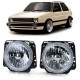 Osvětlení Čirá přední světla Angel Eyes chrom pro VW Golf 2 83-91 | race-shop.cz
