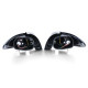 Osvětlení čiré zadné svetlá chrom pro Peugeot 206 hatchback 3 + 5 dver 98-09 | race-shop.cz