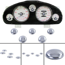 Kryty ručičiek budíků leštěné pro Mazda MX5 NA 89-98