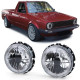 Osvětlení Čirá přední světla Angel Eyes krížom pro VW Caddy I 82-92 + Jetta I 79-84 | race-shop.cz