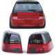 Osvětlení RACES zadní světla (Celis) pro VW Golf 4 sedan 97-03, červeno-černá, čirá | race-shop.cz