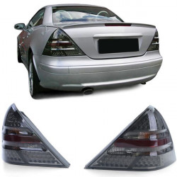 LED Čirá zadní světla černá tmavé pro Mercedes SLK R170 96-04