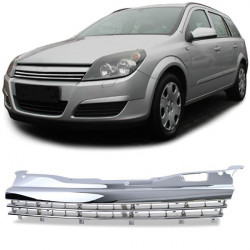 Maska chladiče bez loga chrom pro Opel Astra H 04-07