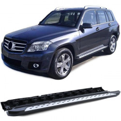 Hliníkové nášlapné prahy OE styl s ABE pro Mercedes GLK X204 08-15