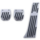Pedály Set hliníkových pedálů pro manuál vhodné pro BMW Z3 Z4 X3 X5 E81 E82 | race-shop.cz