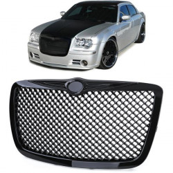 Sportovní mřížka s voštinovým designem černá lesklá pro Chrysler 300C Sedan Touring 04-11