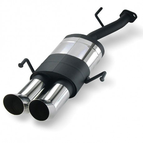 Cat backs Races Nerezová kncovka výfuku 2 x 76 mm DTM pro Opel Astra G Hatchback | race-shop.cz