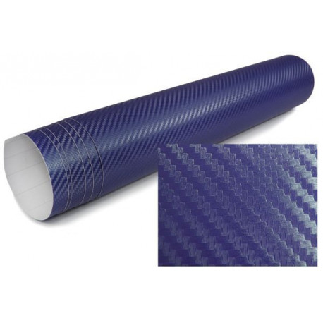 Samolepicí pláty, fólie a pásky 3D Carbon lepící fólie 30cm *1.524 m modré | race-shop.cz