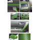 Samolepicí pláty, fólie a pásky 3D carbon lepící fólie 30cm *1.27 m zelená | race-shop.cz