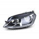 Osvětlení Přední světlo H7 H15 s motorkem Černá levé pro VW Golf 7 od 12 | race-shop.cz