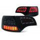 Osvětlení LED zadní světla + LED směrovky černé pro Audi A4 Avant kombi B7 04-08 | race-shop.cz