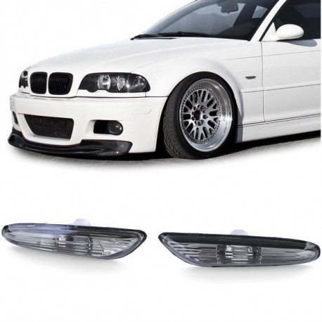 Osvětlení Tmavé směrovky vhodné pro BMW 3 Series E46 00-01 5 Series E60 E61 X3 E83 | race-shop.cz