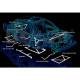 Rozpěry Mercedes E-Class 2.4 W210 97-03 Ultra-R 4-bodová Přední rozpěra "H-Brace" | race-shop.cz